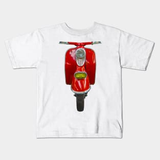 Vintage Italian Scooter Or Moped Kids T-Shirt